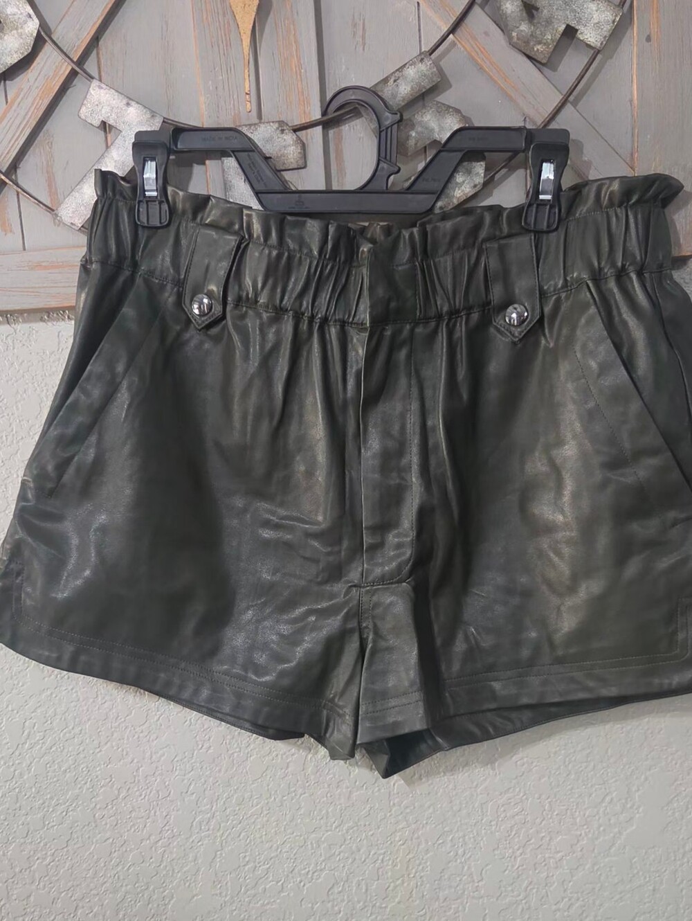 Dear John Faux Leather Short Size Large